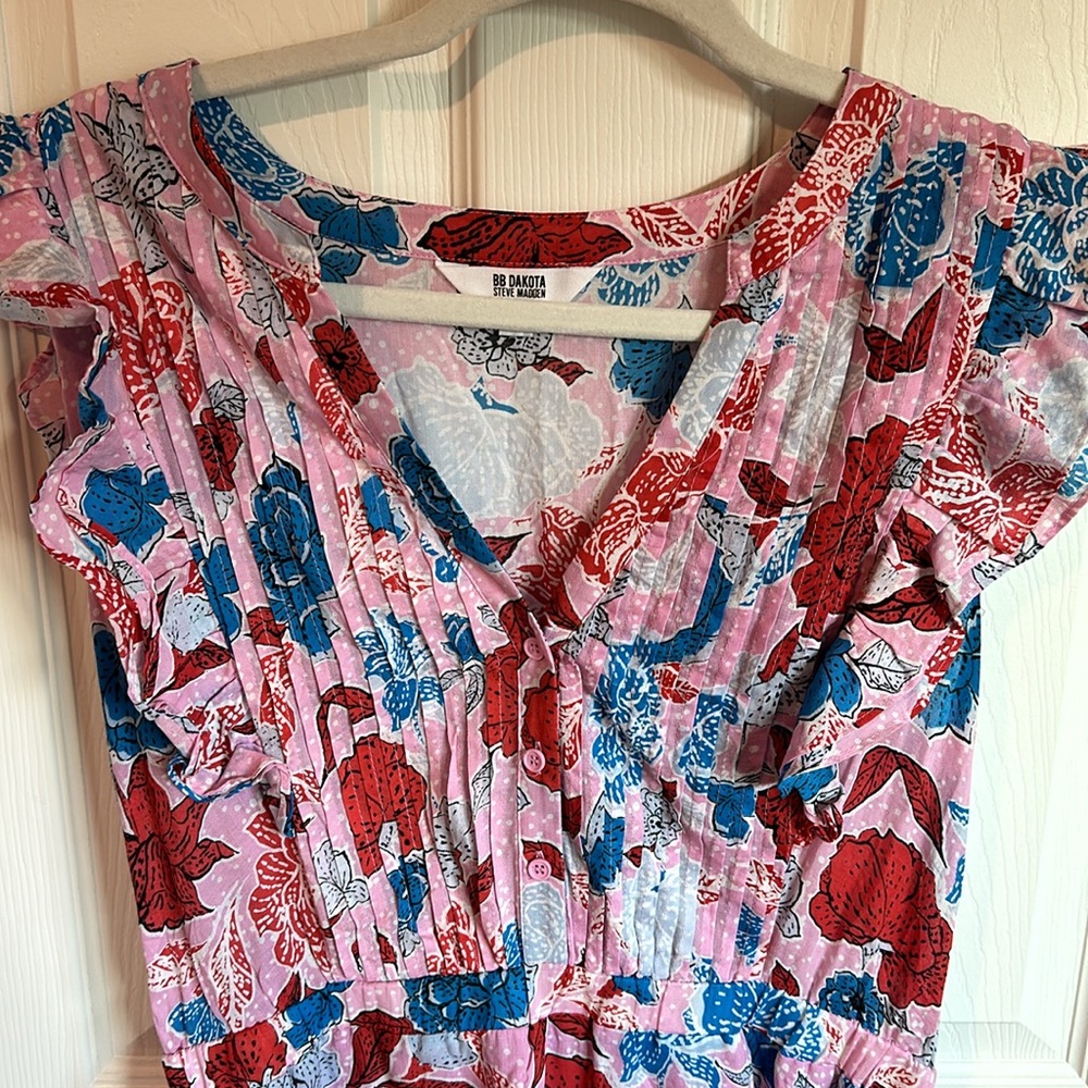 Light Ruffle Mini Dress - Picture 2 of 4